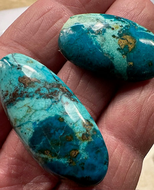 Chrysocolla  Cabochon Kingman